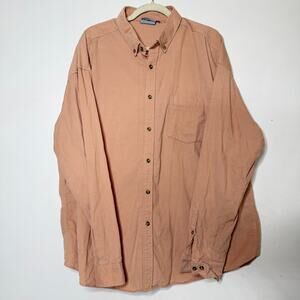 ASOS DESIGN ‘90s Oversized Cord Shirt – Pink – Size XL